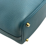 エルメス HERMES ピコタンロックPM K刻印 ニューブルーージーン ゴールド金具 トリヨンクレマンス レディース ハンドバッグ