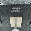 エルメス HERMES バーキン30 G刻印 ブラック シルバー金具 トゴ レディース ハンドバッグ