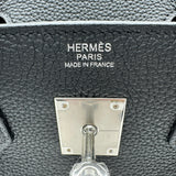 エルメス HERMES バーキン30 G刻印 ブラック シルバー金具 トゴ レディース ハンドバッグ