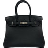 エルメス HERMES バーキン30 G刻印 ブラック シルバー金具 トゴ レディース ハンドバッグ