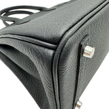 エルメス HERMES バーキン30 G刻印 ブラック シルバー金具 トゴ レディース ハンドバッグ