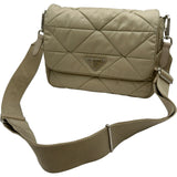 プラダ PRADA パデッド Re-Nylonショルダーバッグ 1BD290 ベージュ シルバー金具 ナイロン レディース ショルダーバッグ