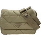 プラダ PRADA パデッド Re-Nylonショルダーバッグ 1BD290 ベージュ シルバー金具 ナイロン レディース ショルダーバッグ