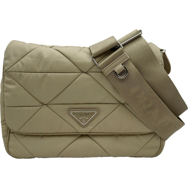 プラダ PRADA パデッド Re-Nylonショルダーバッグ 1BD290 ベージュ