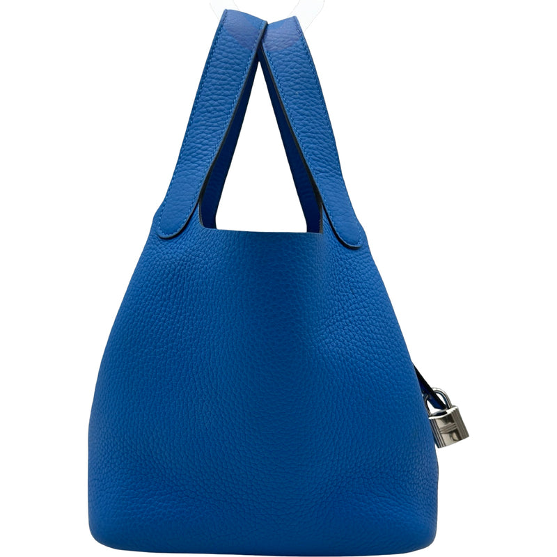 エルメス HERMES ピコタンロックPM W刻印 ブルーイドラ シルバー金具