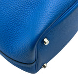 エルメス HERMES ピコタンロックPM W刻印 ブルーイドラ シルバー金具 トリヨンクレマンス レディース ハンドバッグ