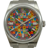 ロレックス ROLEX オイスターパーペーチュアル36 ジュビリーモチーフ 126000 ジュビリーモチーフ ステンレススチール 自動巻き メンズ 腕時計