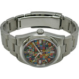 ロレックス ROLEX オイスターパーペチュアル36 ジュビリーモチーフ 126000 マルチカラー ステンレススチール 自動巻き メンズ 腕時計