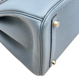 エルメス HERMES バーキン30 G刻印 ブルートンペット シルバー金具 トゴ レディース ハンドバッグ