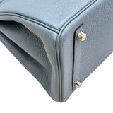 エルメス HERMES バーキン30 G刻印 ブルートンペット シルバー金具 トゴ レディース ハンドバッグ