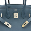 エルメス HERMES バーキン30 G刻印 ブルートンペット シルバー金具 トゴ レディース ハンドバッグ