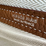 エルメス HERMES ガーデンパーティーTPM G刻印 ゴールド シルバー金具 ネゴンダ レディース トートバッグ