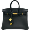 エルメス HERMES バーキン25 G刻印 ブラック ゴールド金具 トゴ レディース ハンドバッグ