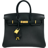 エルメス HERMES バーキン25 G刻印 ブラック ゴールド金具 トゴ レディース ハンドバッグ