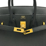 エルメス HERMES バーキン25 G刻印 ブラック ゴールド金具 トゴ レディース ハンドバッグ