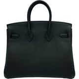 エルメス HERMES バーキン25 G刻印 ブラック ゴールド金具 トゴ レディース ハンドバッグ