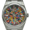 ロレックス ROLEX オイスターパーペチュアル36 ジュビリーモチーフ 126000 マルチカラー ステンレススチール 自動巻き メンズ 腕時計