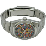 ロレックス ROLEX オイスターパーペチュアル36 ジュビリーモチーフ 126000 マルチカラー ステンレススチール 自動巻き メンズ 腕時計