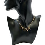 クリスチャン・ディオール Christian Dior Dior revolution ネックレス ゴールド メタル/クリスタル アクセサリー