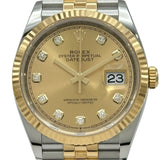 ロレックス ROLEX デイトジャスト36 126233 シャンパンゴールド ゴールド/ステンレススチール 自動巻き メンズ 腕時計