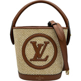 ルイ・ヴィトン LOUIS VUITTON スプリングインザシティプティバケット M59962 キャメル ゴールド金具 ラフィア レディース ショルダーバッグ