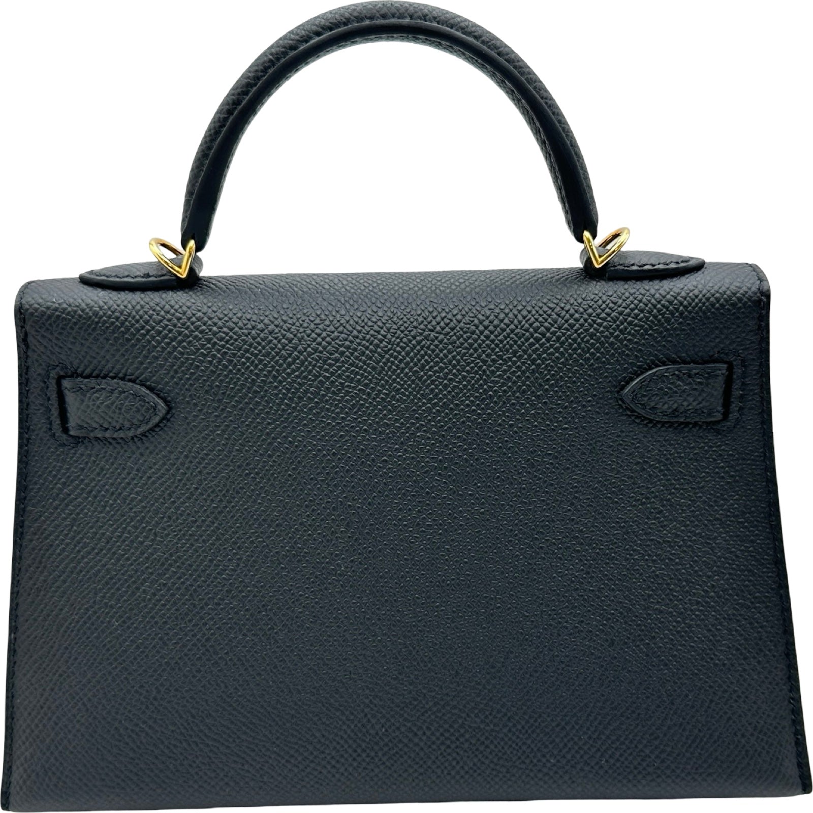エルメス HERMES ミニケリー2 G刻印 ブラック エプソン レディース