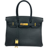 エルメス HERMES バーキン30 G刻印 ブラック ゴールド金具 トゴ レディース ハンドバッグ