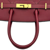 エルメス HERMES バーキン30 D刻印 ルージュグレナ ゴールド金具 エプソン レディース ハンドバッグ