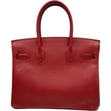 エルメス HERMES バーキン30 D刻印 ルージュグレナ ゴールド金具 エプソン レディース ハンドバッグ