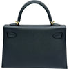 エルメス HERMES ミニケリー2 G刻印 ブラック ゴールド金具 エプソン レディース ハンドバッグ