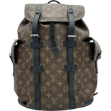 ルイ・ヴィトン LOUIS VUITTON クリストファーMM M43735 ブラウン モノグラム・マカサー メンズ リュック・デイパック