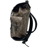 ルイ・ヴィトン LOUIS VUITTON クリストファーMM M43735 ブラウン モノグラム・マカサー メンズ リュック・デイパック
