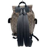 ルイ・ヴィトン LOUIS VUITTON クリストファーMM M43735 ブラウン モノグラム・マカサー メンズ リュック・デイパック