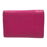バレンシアガ BALENCIAGA ペーパーミニウォレット 391446 ホットピンク レザー レディース 三つ折り財布