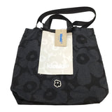 marimekko kioski マリメッコ FUNNY TOTE トートバッグ ショルダーバッグ ネイビー ブラック ポリエステル レディース トートバッグ