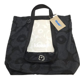 marimekko kioski マリメッコ FUNNY TOTE トートバッグ ショルダーバッグ ネイビー ブラック ポリエステル レディース トートバッグ