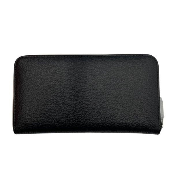 エンポリオ・アルマーニ EMPORIO ARMANI ラウンドファスナー長財布 YEME49 YTX0J ブラック/ホワイト レザー メンズ 長財布