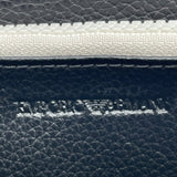 エンポリオ・アルマーニ EMPORIO ARMANI ラウンドファスナー長財布 YEME49 YTX0J ブラック/ホワイト レザー メンズ 長財布
