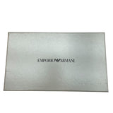 エンポリオ・アルマーニ EMPORIO ARMANI ラウンドファスナー長財布 YEME49 YTX0J ブラック/ホワイト レザー メンズ 長財布
