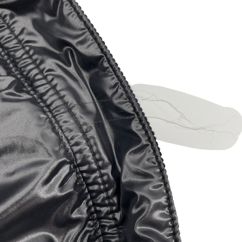 モンクレール MONCLER FULMAR ファーダウンコート 49344 ブラック ナイロン レディース ダウンジャケット