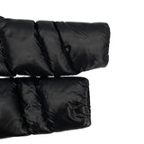 モンクレール MONCLER FULMAR ファーダウンコート 49344 ブラック ナイロン レディース ダウンジャケット