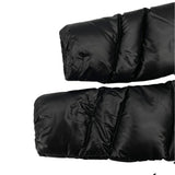 モンクレール MONCLER FULMAR ファーダウンコート 49344 ブラック ナイロン レディース ダウンジャケット