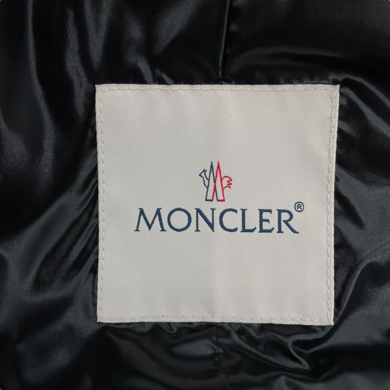 モンクレール MONCLER FULMAR ファーダウンコート 49344 ブラック ナイロン レディース ダウンジャケット