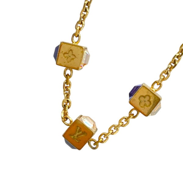 ルイ・ヴィトン LOUIS VUITTON コリエ ギャンブル ネックレス メタル ジュエリー
