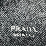 プラダ PRADA サフィアーノ トライアングルロゴ キーケース 1PG004F0632 ブラック レザー メンズ キーケース