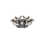 シャネル CHANEL ココマークリング #13 シルバー メタル/ラインストーン アクセサリー