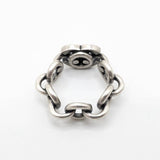シャネル CHANEL ココマークリング #13 シルバー メタル/ラインストーン アクセサリー