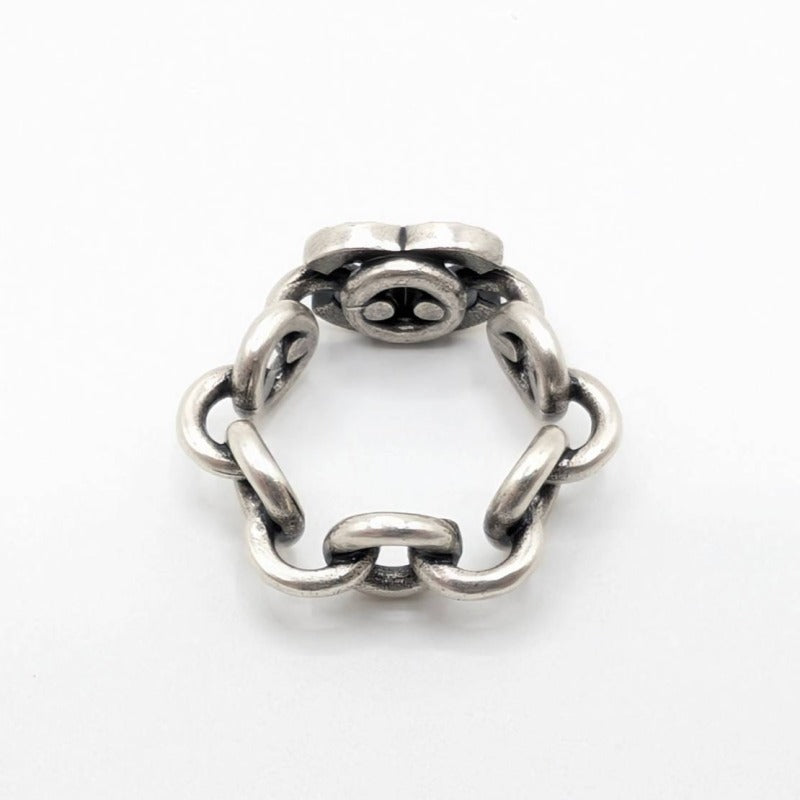 シャネル CHANEL ココマークリング #13 シルバー メタル/ラインストーン アクセサリー