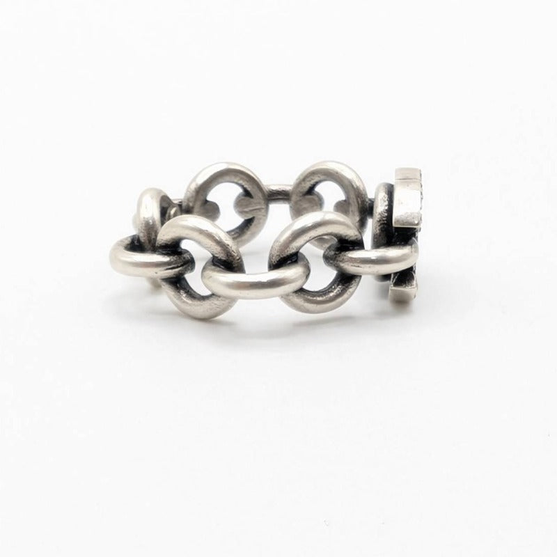 シャネル CHANEL ココマークリング #13 シルバー メタル/ラインストーン アクセサリー
