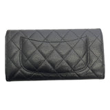 シャネル CHANEL マトラッセクラシックフラップウォレット A0241 ブラック キャビアスキン レディース 二つ折り財布
